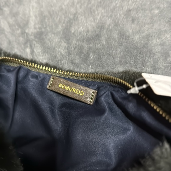 Anthropologie Remi Reid Trio Color Fur Purse NWT - Picture 6 of 7